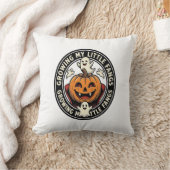 Coussin Badge de citrouille de vampire faisant pousser mes (Couverture)
