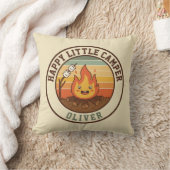 Coussin Badge de Petit Campeur Heureux (Couverture)