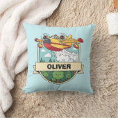 Coussin Badge de plan de lutte contre l'incendie (Couverture)