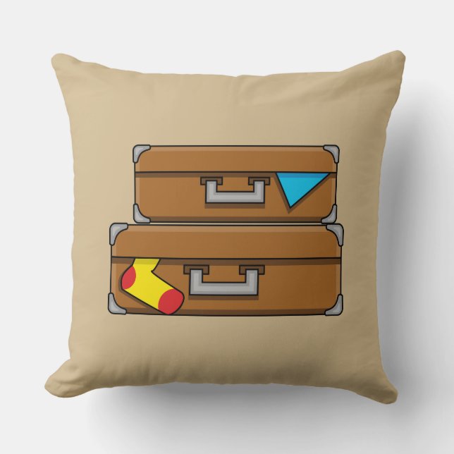 Coussin Bagages de dessin (Recto)