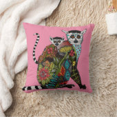 Coussin Bague Queue Lemur Aimer rose (Couverture)