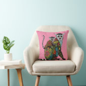 Coussin Bague Queue Lemur Aimer rose (Chaise)