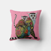 Coussin Bague Queue Lemur Aimer rose (Verso)