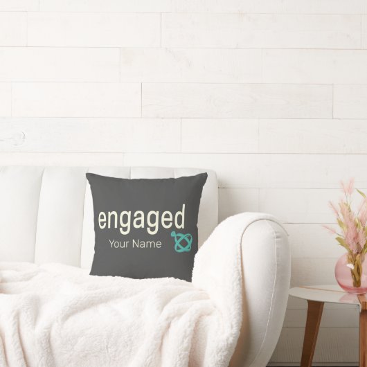 Coussin Bagues de fiançailles Couple Enterrement de vie de (Canapé)