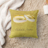 Coussin Bagues élégantes Mariage simple (Couverture)