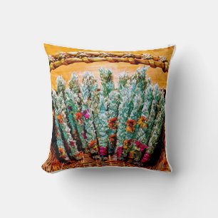 Coussin Baguettes de boue dans un panier Lancer l'oreiller