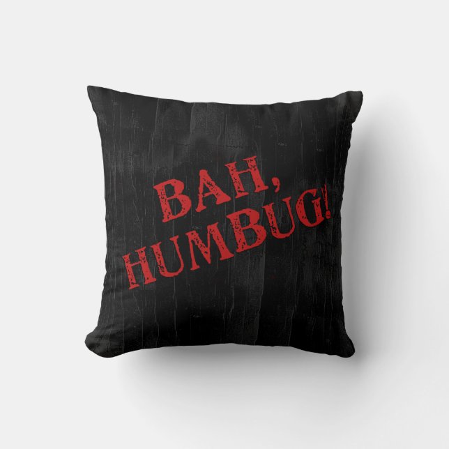 Coussin Bah Humbug (Recto)