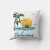 Coussin Bahamas Vacances (Verso)