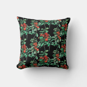 Coussin Baies rouges, lingonberry