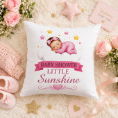 Coussin Baignoire de bébé Fleurs roses étoiles Petite fill