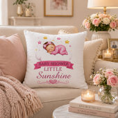 Coussin Baignoire de bébé Fleurs roses étoiles Petite fill