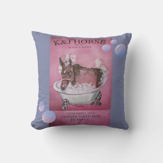 Coussin BAIN À BULLE AJOUTER I Couverture À Toison CONÇUE (Recto)
