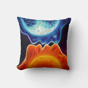 Coussin Baiser de soleil et de lune