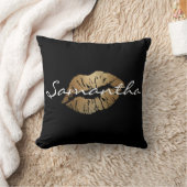 Coussin Baiser en or de Faux Parties scintillant (Couverture)