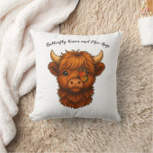 Coussin Baisers à papillon et câlins de lune - Lancer l'or (Couverture)