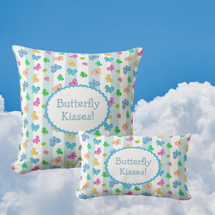 Coussin Baisers de papillon Personnalisé