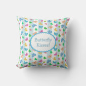 Coussin Baisers de papillon Personnalisé (Recto)