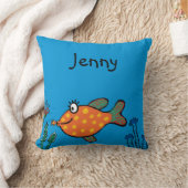 Coussin Baisers de poissons de maman et de bébé (Couverture)