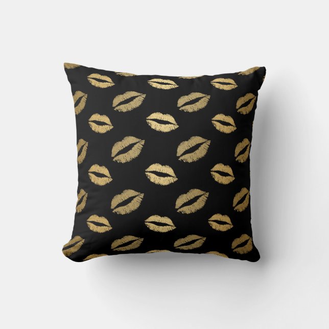 Coussin Baisers dorés (Recto)