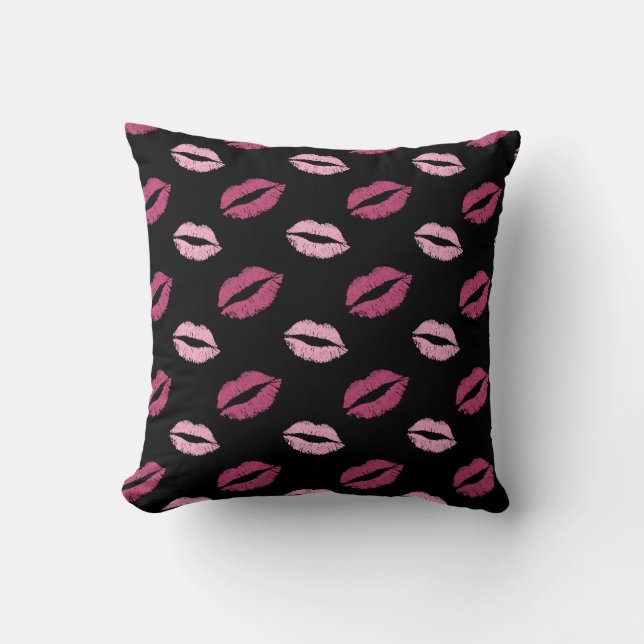 Coussin Baisers roses (Recto)