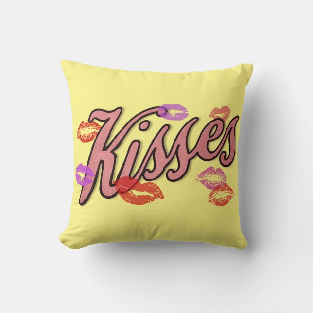 COUSSIN BAISERS SUR LES LÈVRES  (Recto)