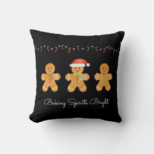 Coussin Baking Spiritueux Bright Gingerbread Hommes