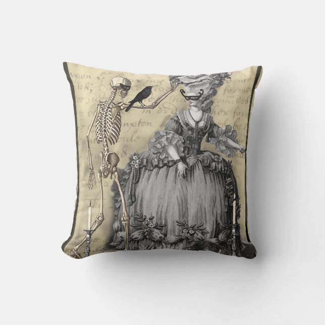 Coussin Bal Masquerade Halloween (Recto)