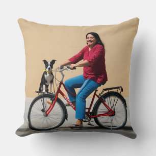 Coussin Balade à vélo avec Canine Companion