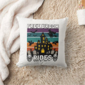 Coussin Balais Gratuits Halloween Maison Hantée Sorcière S (Couverture)
