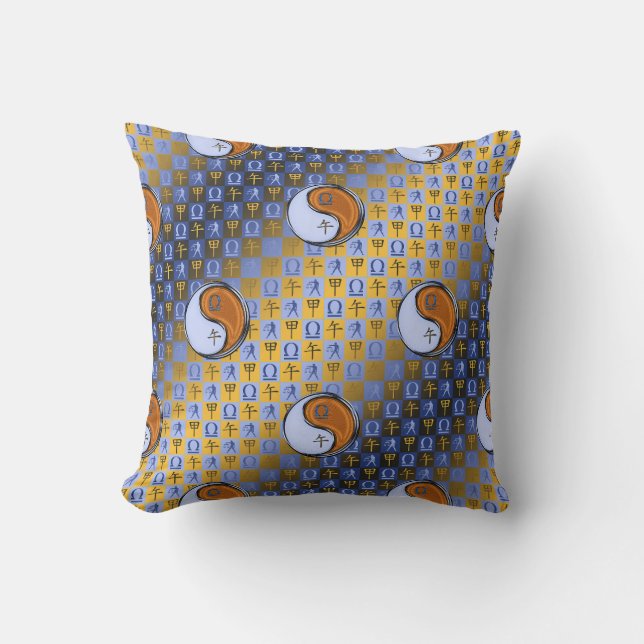 Coussin Balance & Cheval de Bois (Recto)