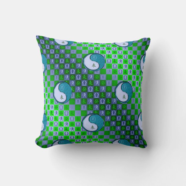 Coussin Balance & Chèvre d'Eau (Recto)