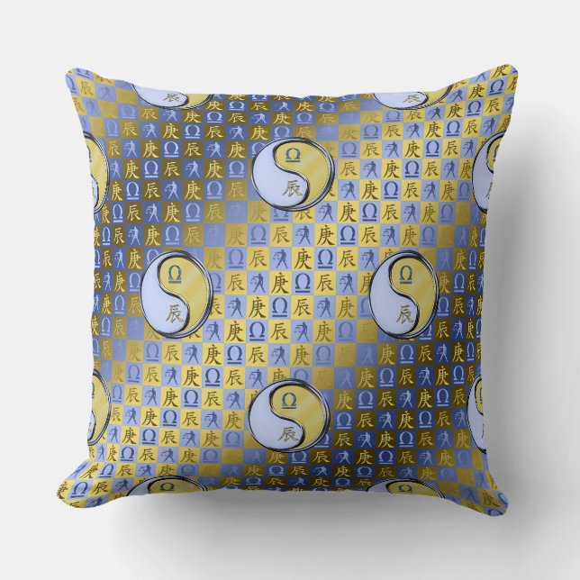 Coussin Balance & Dragon de Métal (Recto)