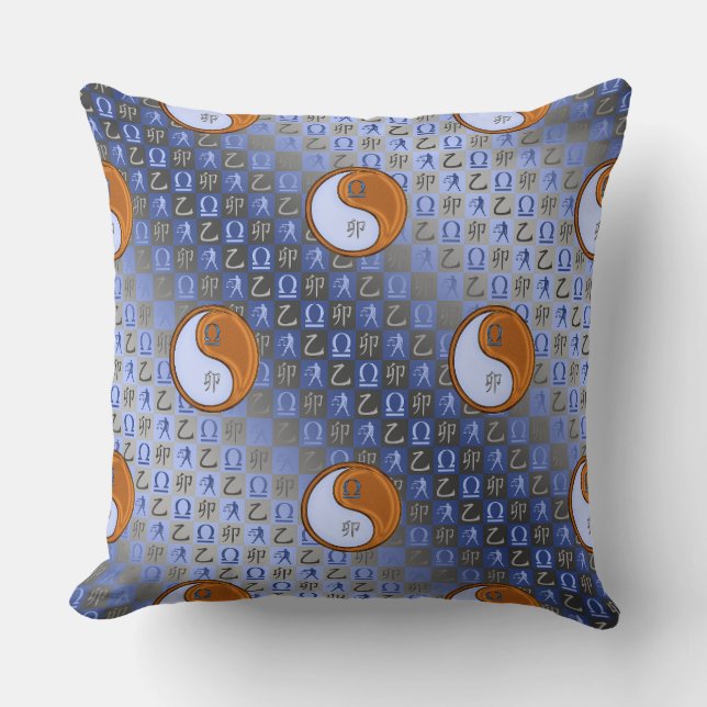 Coussin Balance & Lapin de Bois (Recto)