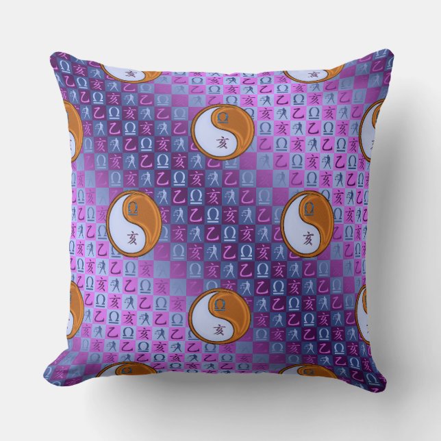 Coussin Balance & Sanglier de Bois (Recto)