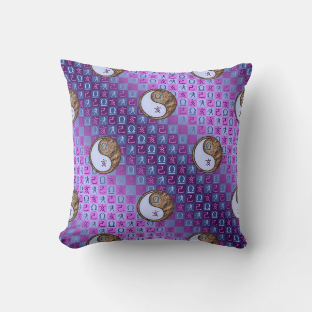 Coussin Balance & Sanglier de Terre (Recto)