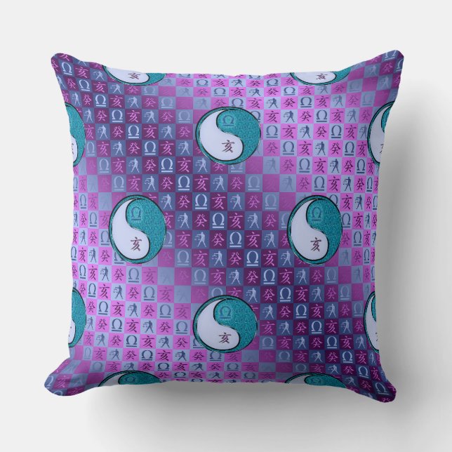 Coussin Balance & Sanglier d'Eau (Recto)