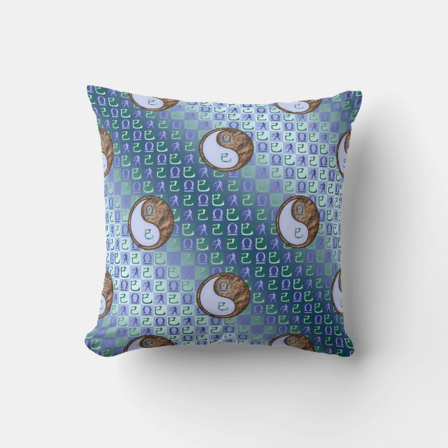 Coussin Balance & Serpent de terre (Recto)
