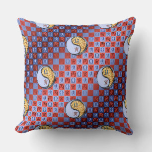 Coussin Balance & Tigre de Feu