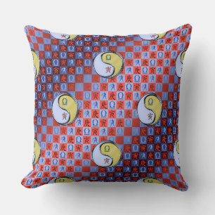 Coussin Balance & Tigre de Métal