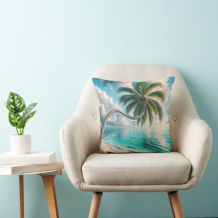 Coussin Balancoire tropicale suspendue à un palmier