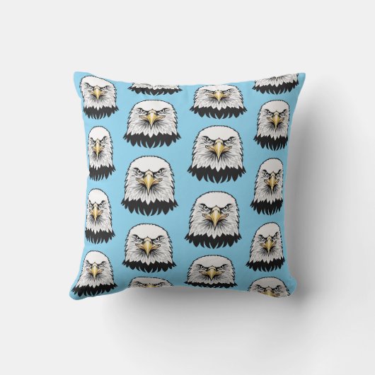 Coussin Bald eagle head (Verso)