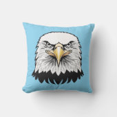 Coussin Bald eagle head (Recto)