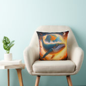 Coussin Baleine, je me demande (Chaise)