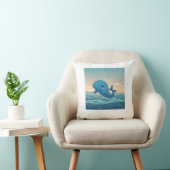 Coussin Baleine mignonne (Chaise)