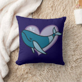 Coussin Baleine mignonne (Couverture)