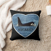 Coussin Baleine Orque Personnalisable Aquarius (Couverture)
