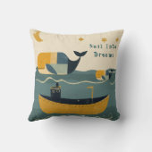 Coussin Baleines de la marée lunaire (Verso)
