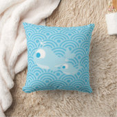 Coussin Baleines et vagues (Couverture)