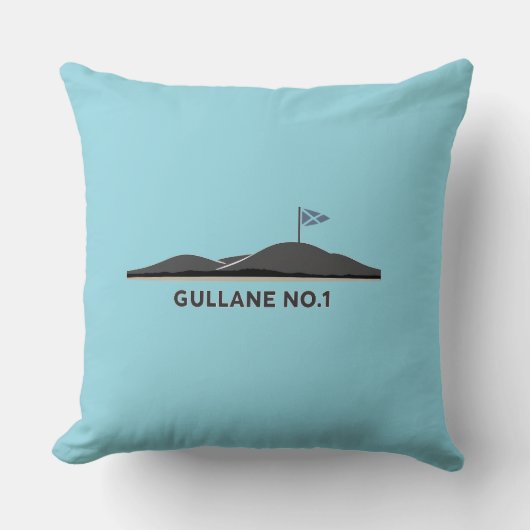 Coussin Balle de golf Gullane Écosse (Recto)