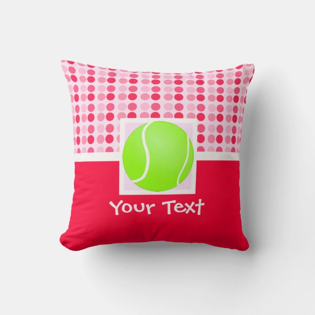 Coussin Balle de tennis mignonne (Recto)